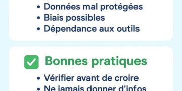 ⚠️ Intelligence Artificielle : Risques & Bonnes Pratiques à Connaître
