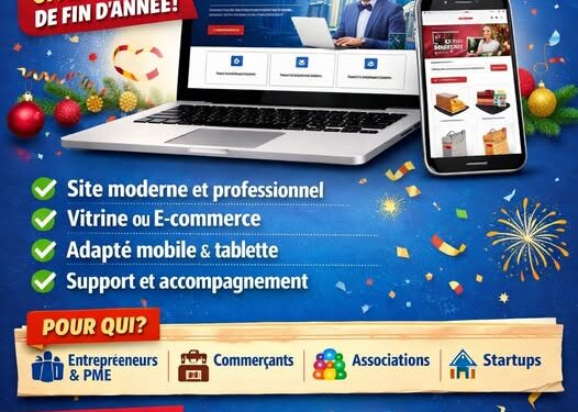 🎉🌐 Promotion de Fin d’Année – Création de Site Web ! 🌐🎉