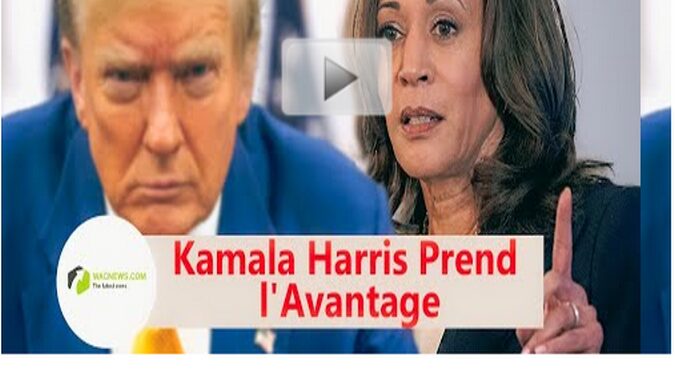 Présidentielle américaine : des sondages donnent Harris devant Trump dans trois États-clés